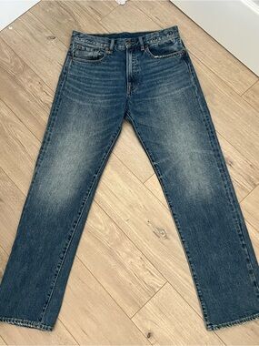 R 13 boyfriend jeans aspen selvedge blue